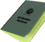 Waterproof notepads