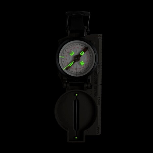 Helikon-Tex® Ranger MK2 compass with luminous elements for night navigation. Photo: Helikon-Tex, Rigad.