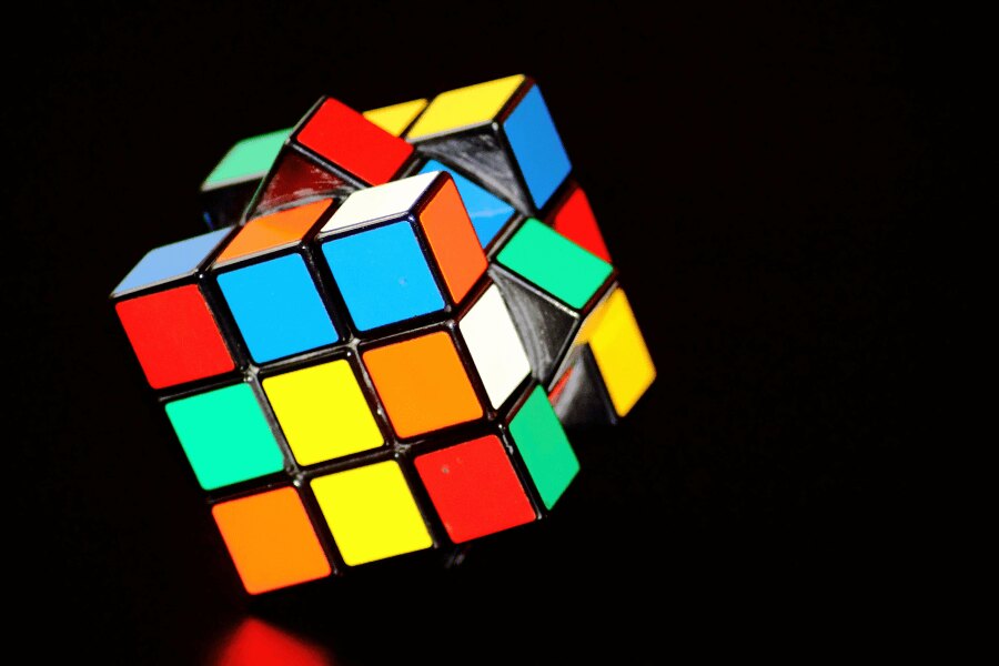 Rubik's Cube. Source: https://www.pexels.com/cs-cz/foto/barevny-hra-soustredeni-kostka-54101/