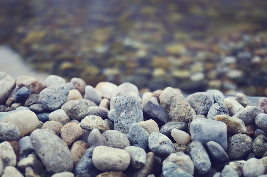 river stones