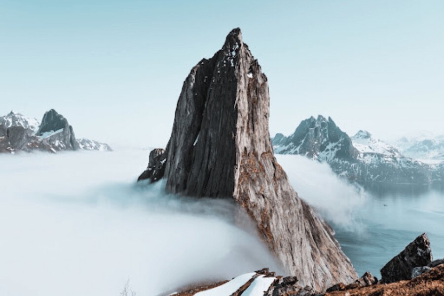 Winter mountains