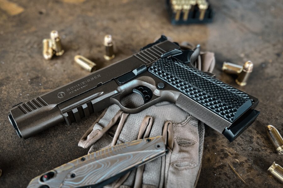 A short firearm and ammunition, illustrating changes to firearms authorisation and licensing under the Firearms Act effective from 2026. Photo: Rigad