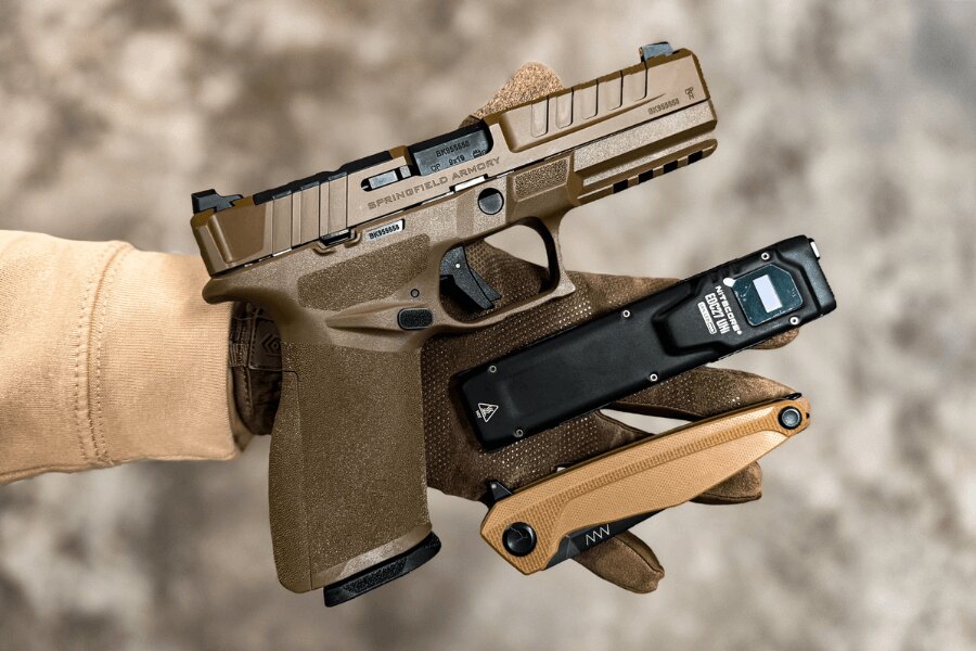 A modern short firearm fitted with accessories, illustrating changes in firearm possession, registration, and regulatory oversight under the Firearms Act effective from 2026. Photo: Rigad