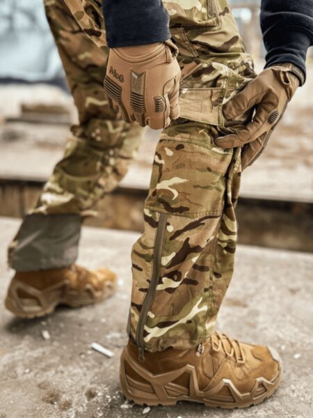 spodní část nohavice taktických kalhot Red Dot One Alpha II se zipem a stahovací šňůrkou – Foto: Rigad