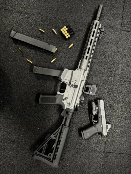 Schmeisser AR15-9 PCC carbine chambered in 9 mm Luger
