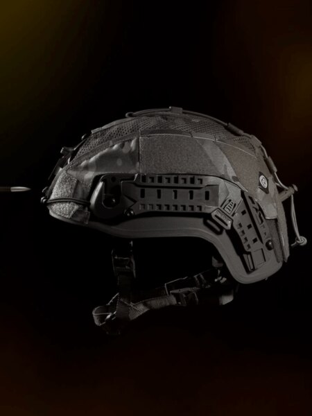 The Busch PROtective AMP-1 combines ballistic protection with side rails and a modular accessory mounting platform. Photo: Busch PROtective