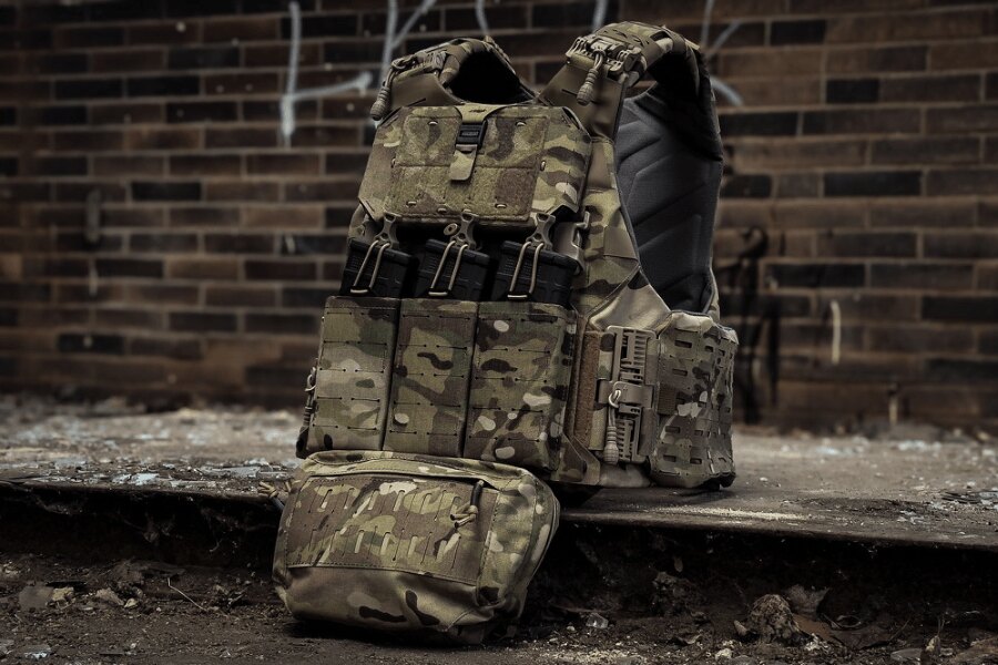 Templar’s Gear CIBV3 4EL plate carrier in MultiCam with front pouc