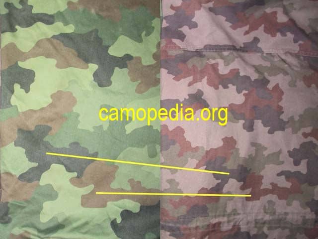 Oak Leaf Camouflage Difference