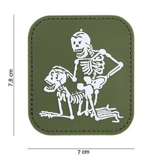 101 INC® Two Skeletons patch