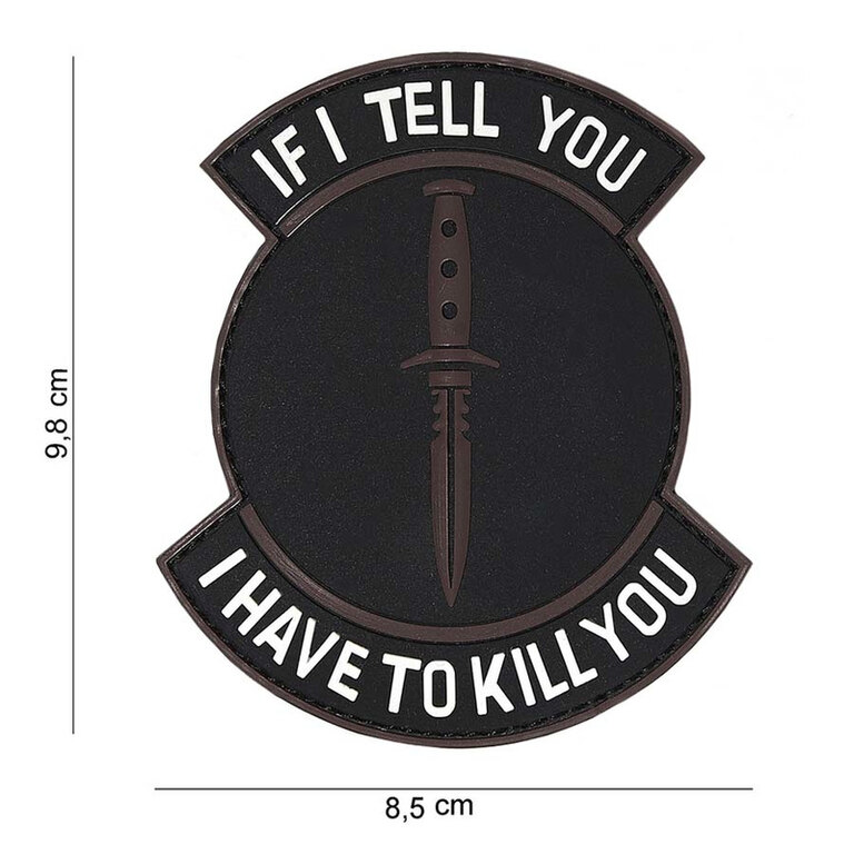 101INC® If I tell you patch