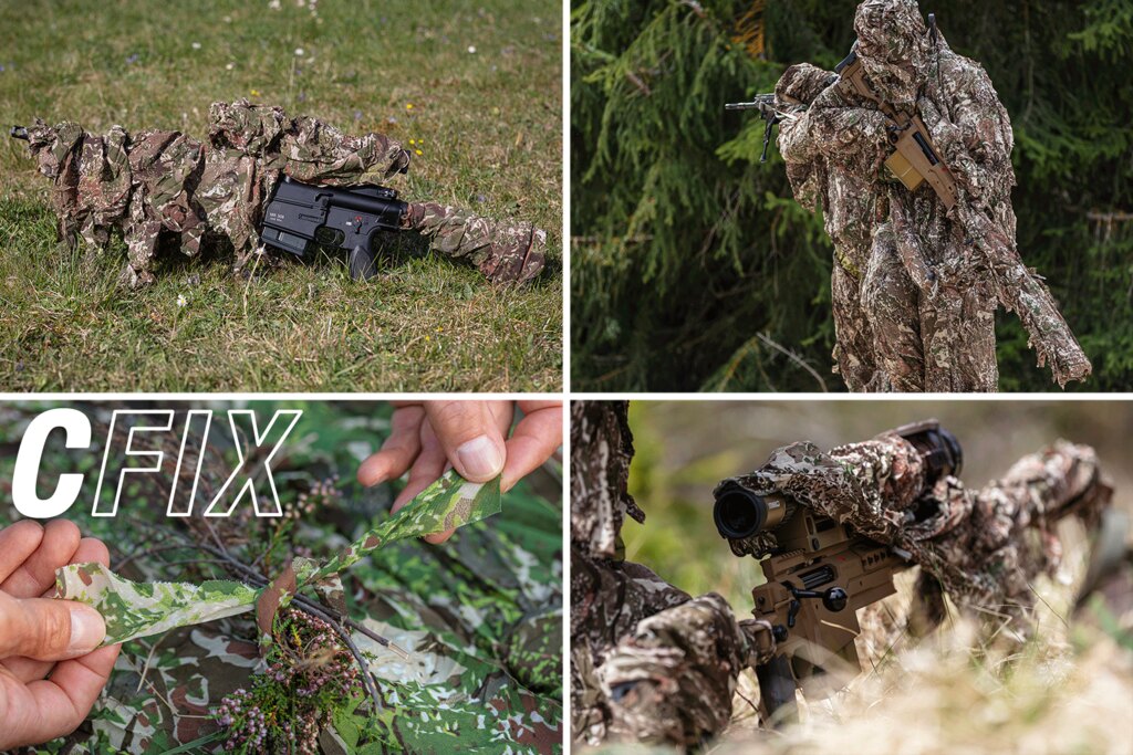 3-Piece Rifle Camouflage Rifle Camo Ghosthood IRR