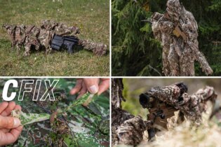 3-Piece Rifle Camouflage Rifle Camo Ghosthood IRR