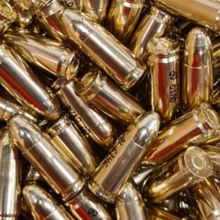 AlsaPro® FMJ C.I.P. Open Reloaded Ammunition / 9 mm Luger / 8 g – 124 gr / 1000 pcs
