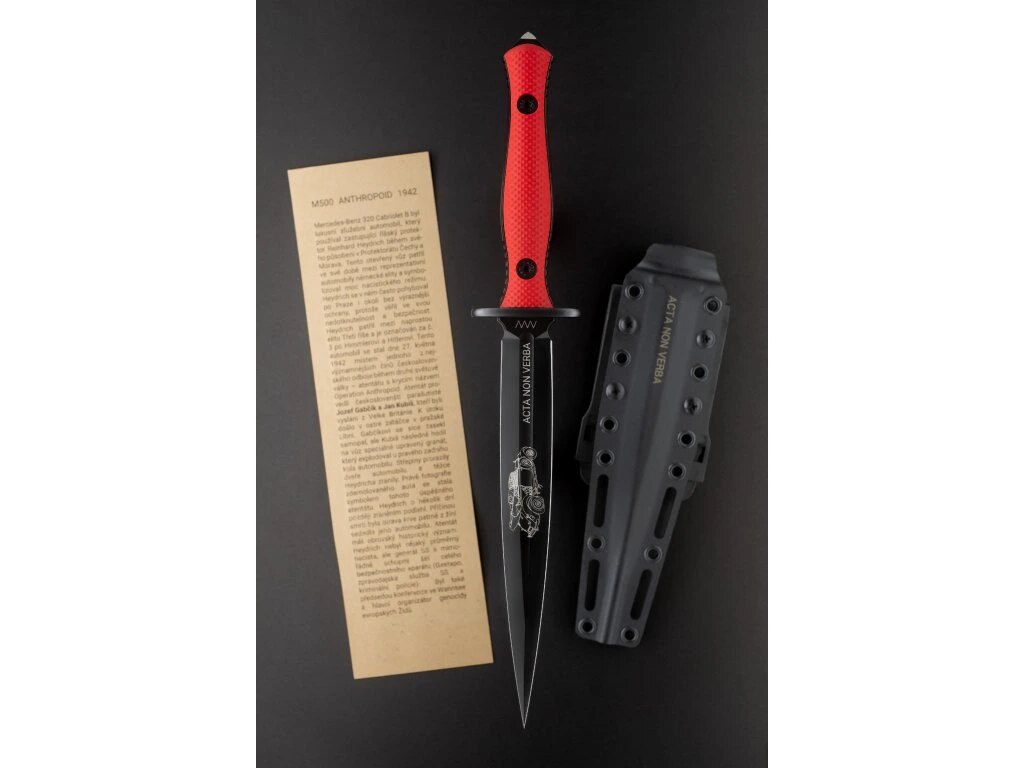 ANV® M500 Anthropoid 1942 Fixed Blade Knife – Limited Edition