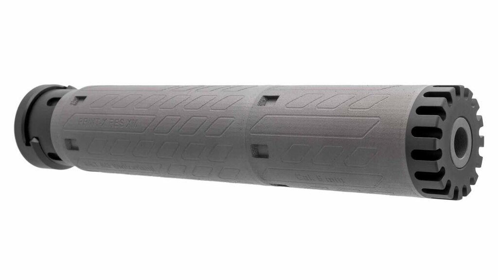 B&T® RBS PRINT-X SQD-XM Suppressor / Titanium / 9×19