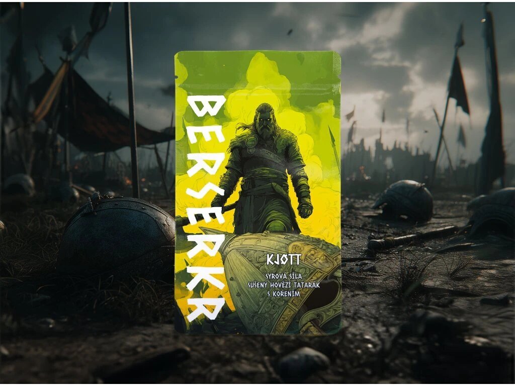 Berserker® KJØTT Beef Jerky – Steak Tartare Inspired