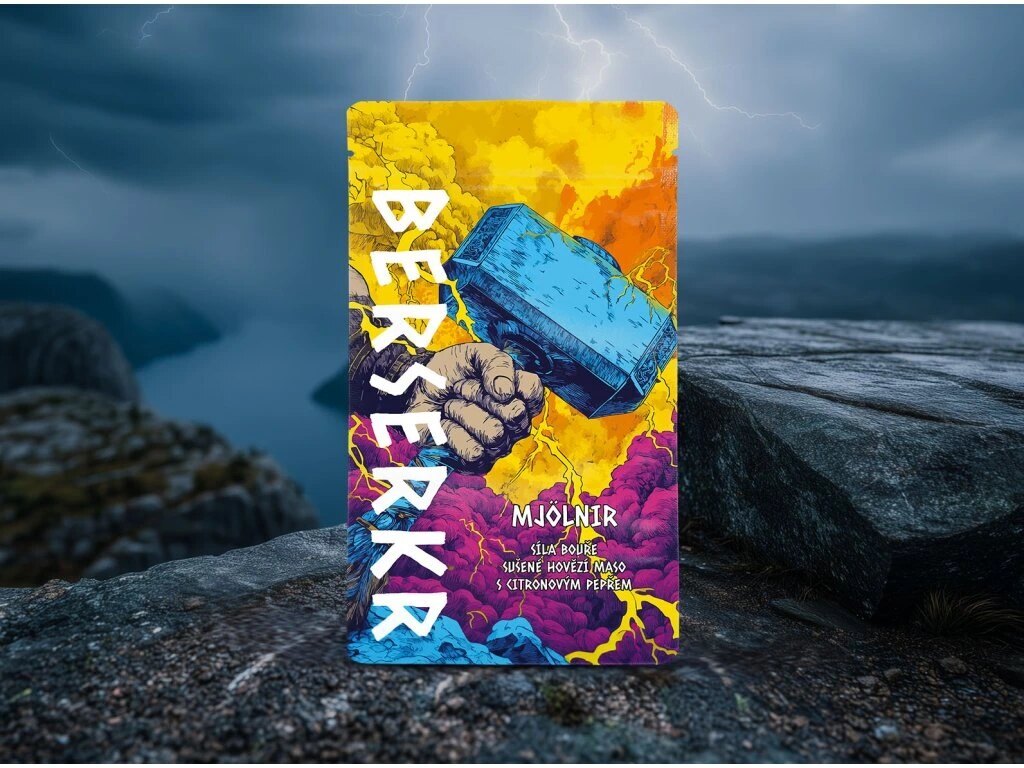 Berserker® MJÖLNIR Beef Jerky – Lemon Pepper