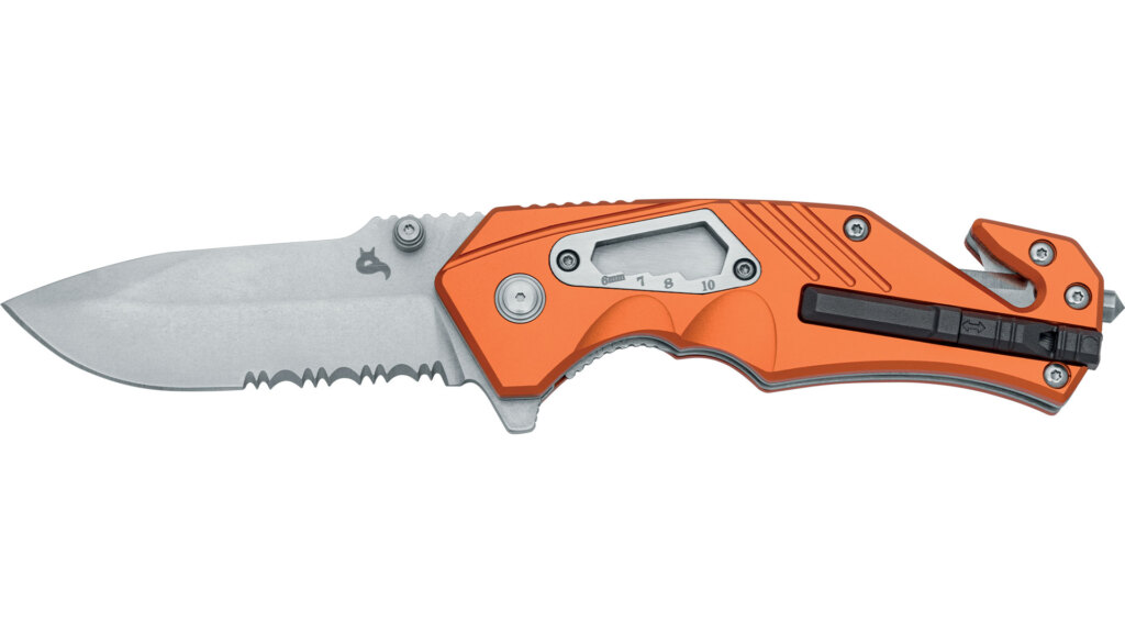 Black Fox® Rescue Demand BF-784-OR Rescue Knife