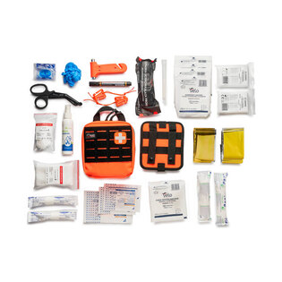 Black Front® PTR equipped car first aid kit