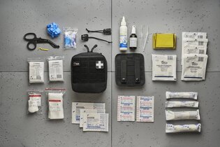 Black Front® PTR equipped home first aid kit