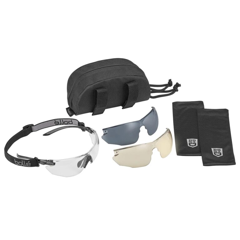 Bolle® Combat Kit Ballistic Shooting Glasses with RX Insert