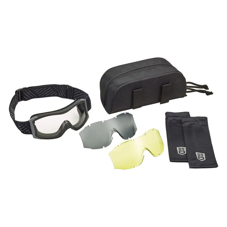 Bolle® X1000 Tactical Ballistic Goggles / 3 Lenses