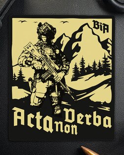 Brothers in Arms® Acta Non Verba sticker