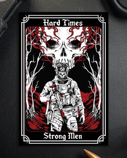Brothers in Arms® Hard Times Tarot sticker