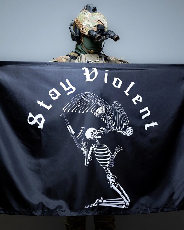 Brothers in Arms® Stay Violent flag