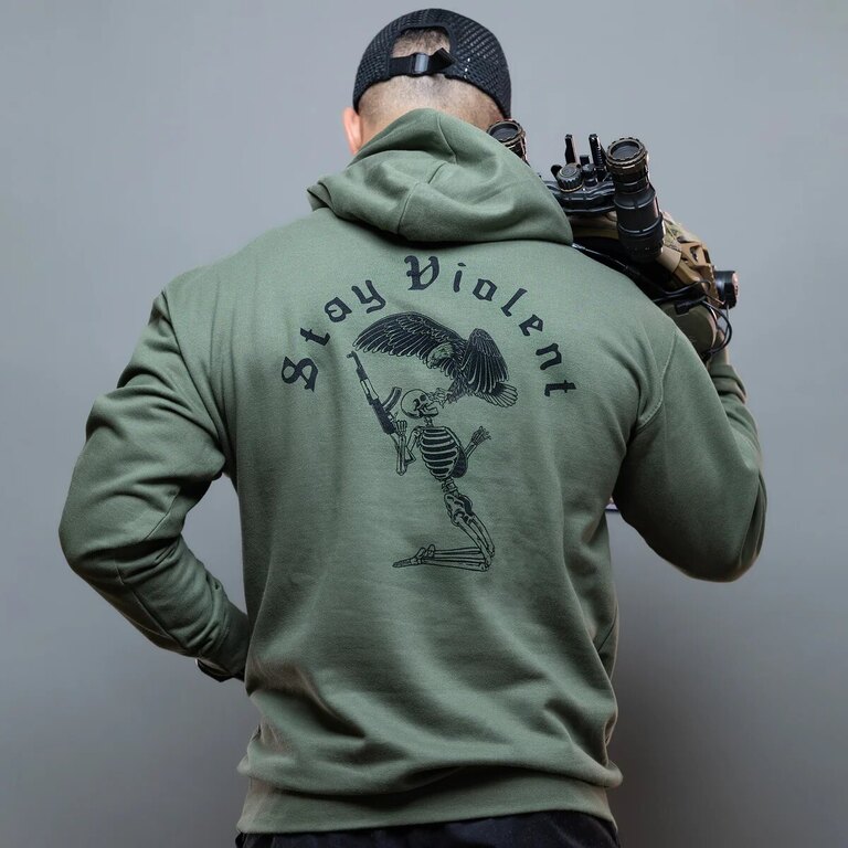 Brothers in Arms® Stay Violent hoodie
