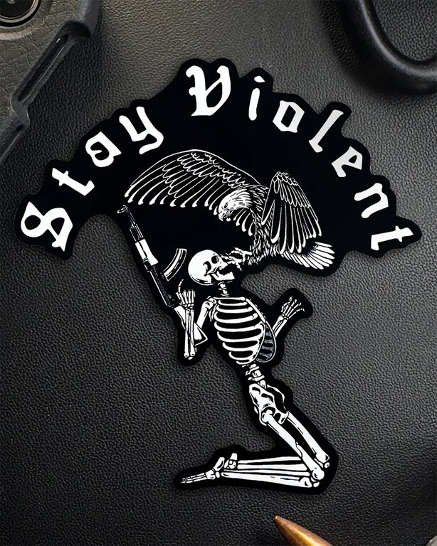 Brothers in Arms® Stay Violent sticker