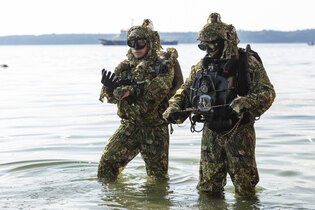 Camouflage Suit Diver Camo Ghosthood IRR