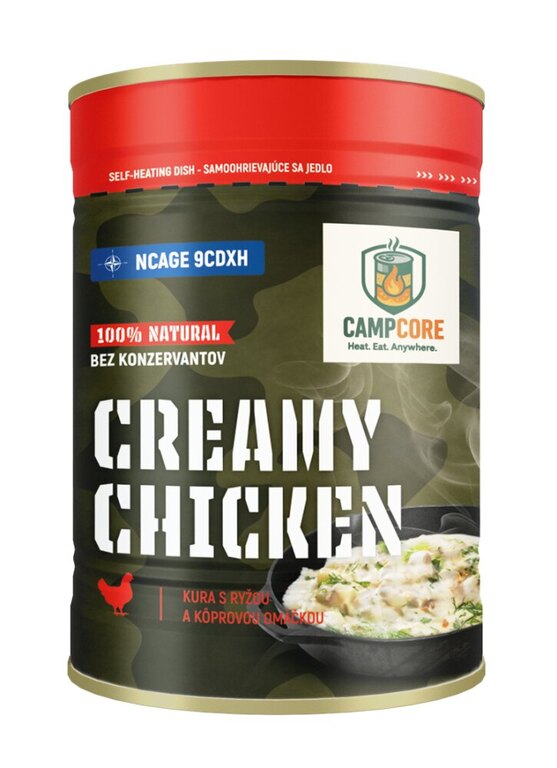 CampCore® Creamy Chicken can / self-heating