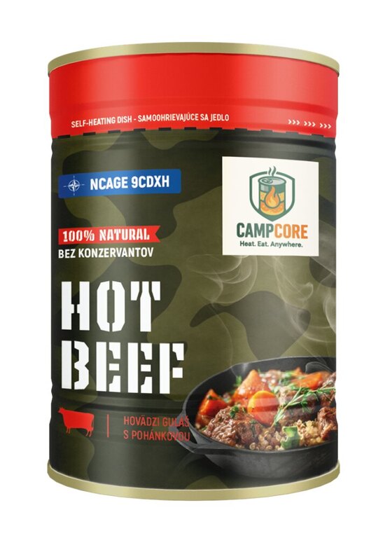 CampCore® Hot Beef can / self-heating