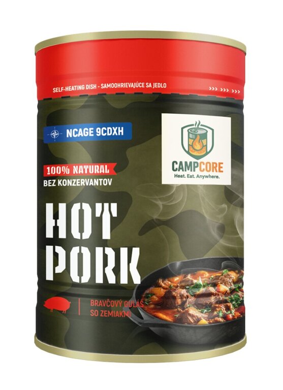 CampCore® Hot Pork can / self-heating