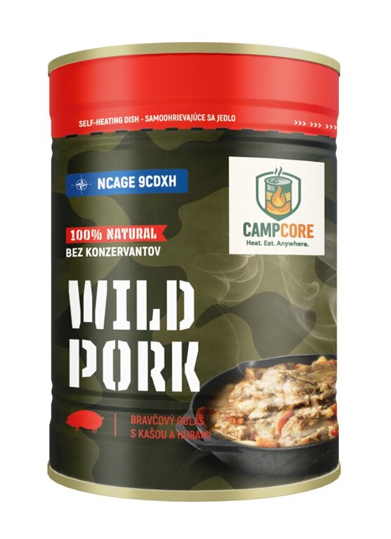 CampCore® Wild Pork can / self-heating