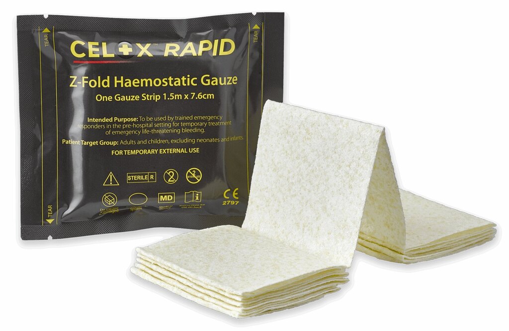 CELOX Medical® Hemostatic Gauze Celox Rapid / 7.6 cm x 1.5 m