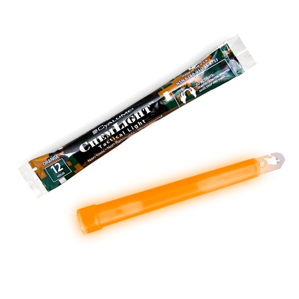 ChemLight® by Cyalume® — 12-hour Chemical Light Stick — Waterproof, Non-Flammable