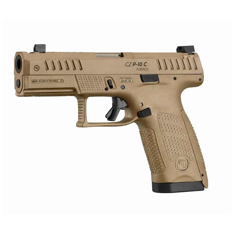 CZUB® CZ P-10 C PORTED FDE Pistol 9×19