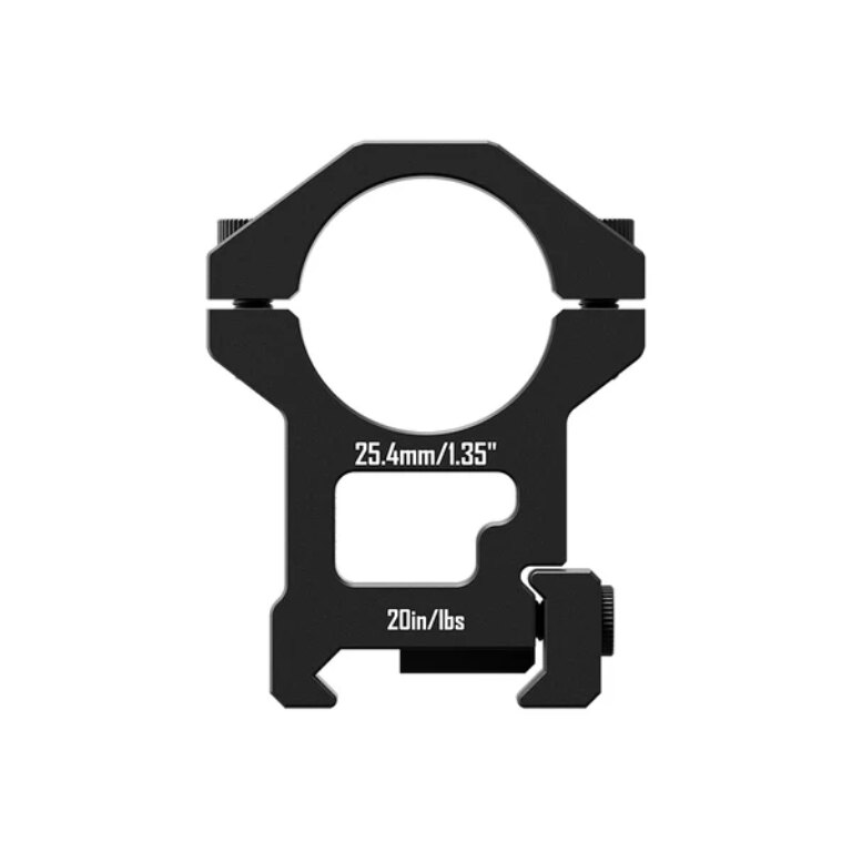 Discoveryopt® High Picatinny Scope Rings, 1″, 1.35″