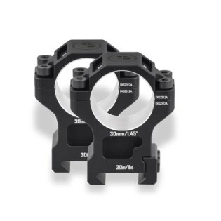 Discoveryopt® High Picatinny Scope Rings, 30 mm, 1.45″