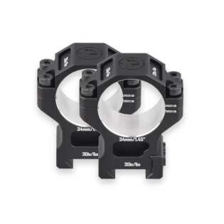 Discoveryopt® High Picatinny Scope Rings, 34 mm, 1.45″