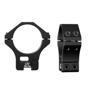 Discoveryopt® Multi-Compatible 1.25″ Dovetail Scope Rings for 25.4/30/34 mm Tubes