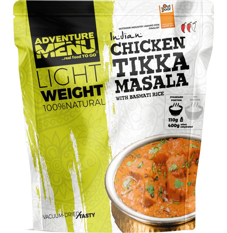 Dried Food Chicken Tikka Masala with basmati rice Adventure Menu®
