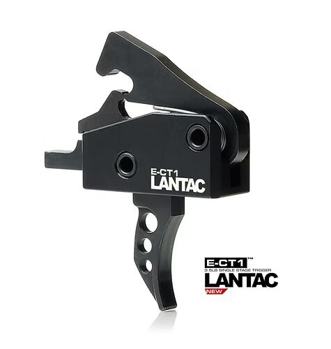 E-CT1™ Flat Single-Stage Trigger – AR Platform LanTac®