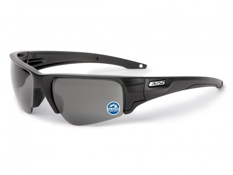 ESS® Crowbar sunglasses - smoke gray polarizing lenses
