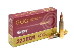 FMJ GGG® 223 Rem. / HPBT 77 grn Sierra MatchKing / 20 pcs