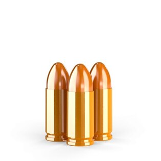 FMJ Standard GetLoad® Reloaded Ammunition / 9 mm Luger / 8 g - 124 grs / 1200 pcs