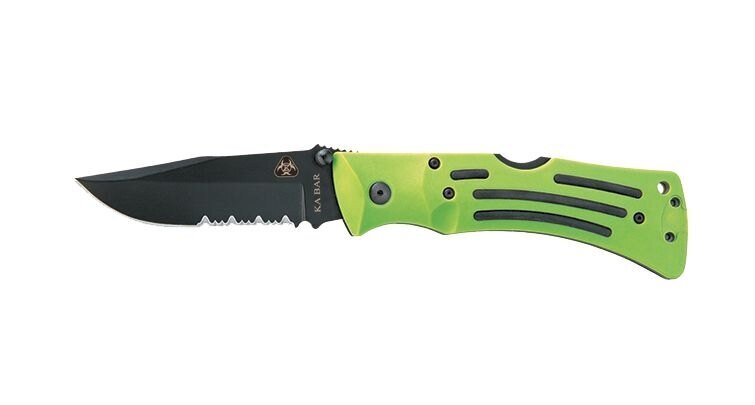 Folding Knife KA-BAR® MULE Zombie®, combo blade 