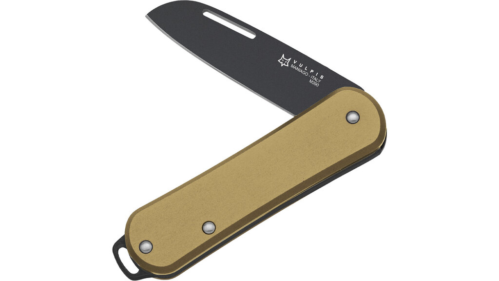 Fox Knives® Vulpis Brass folding knife